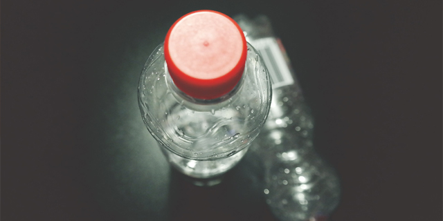 A photo of a plastic bottle.